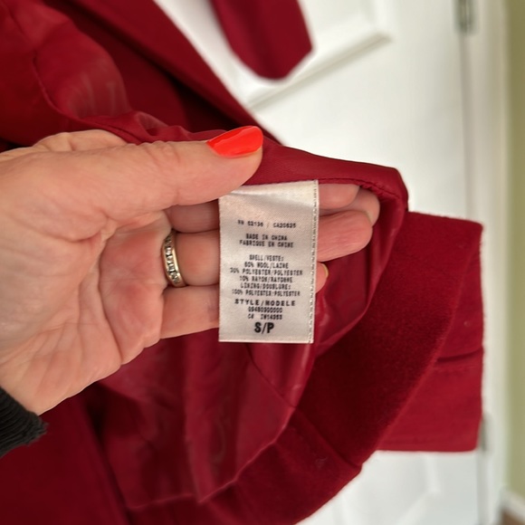 Guess Wool Trench Coat, Small - Picture 6 of 8